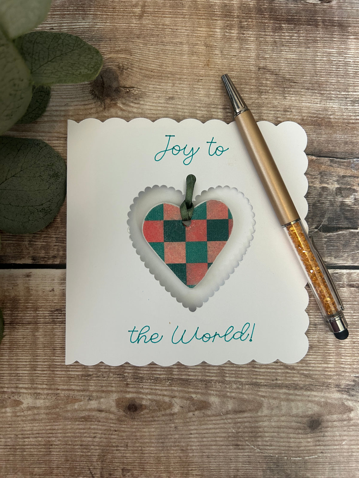 Joy to The World - Keepsake Greeting Card