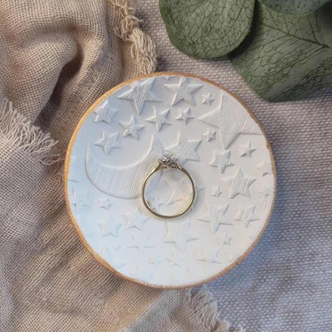 Handmade Celestial Trinket Dish