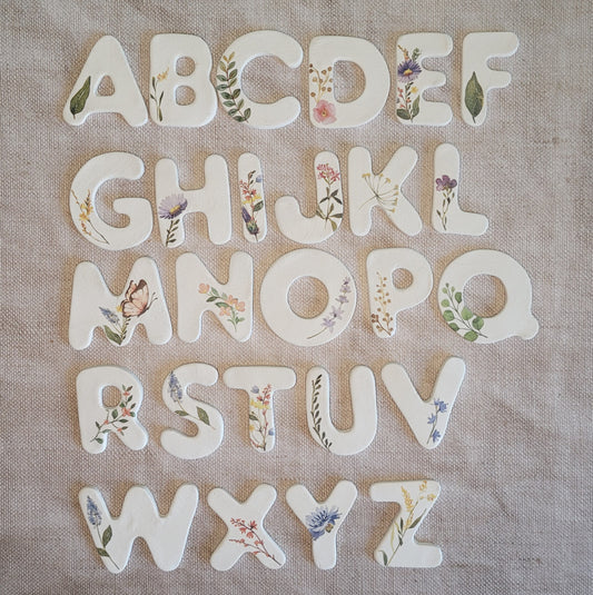 Botanical Alphabet (Hanging or Magnet)