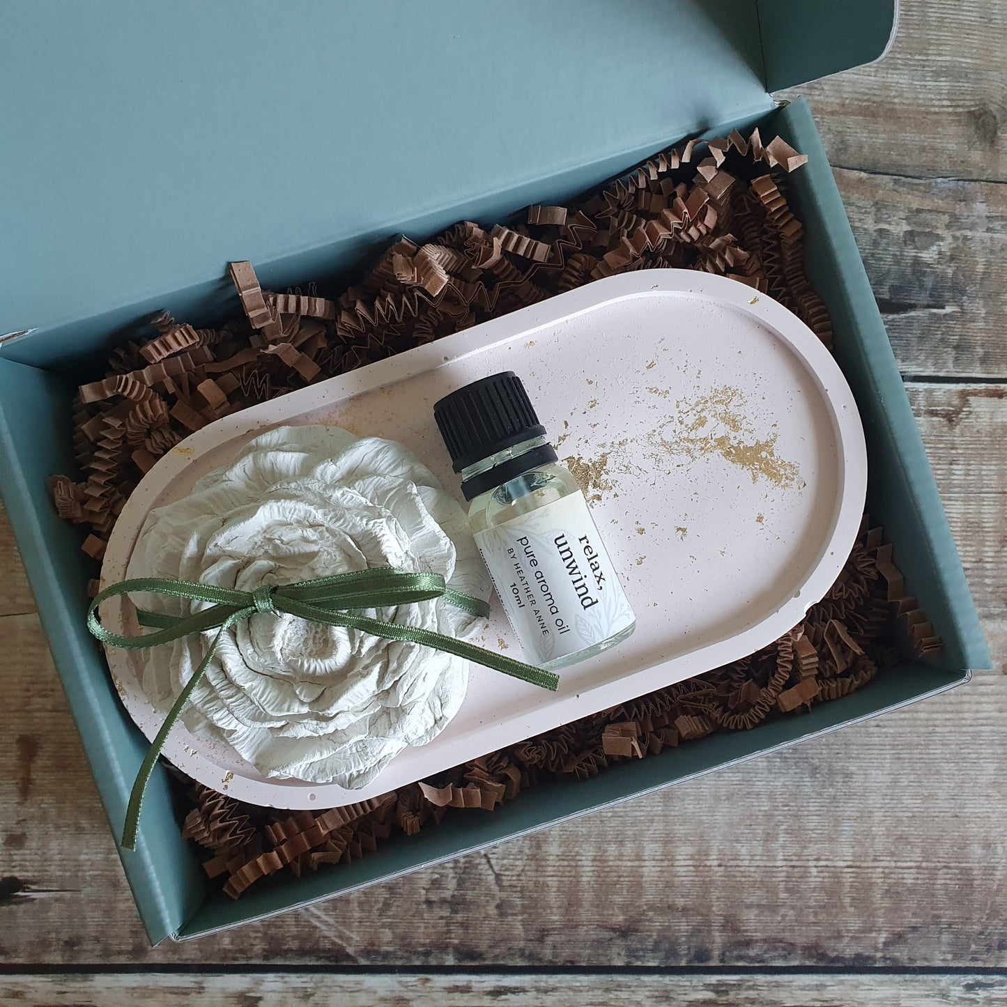 Peony Diffuser & Trinket Tray Gift Set