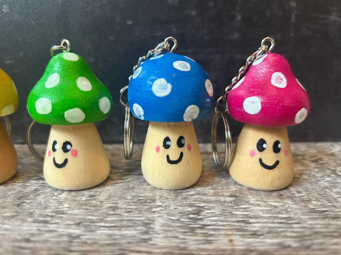 Happy Toadstools Bauble/Keyring