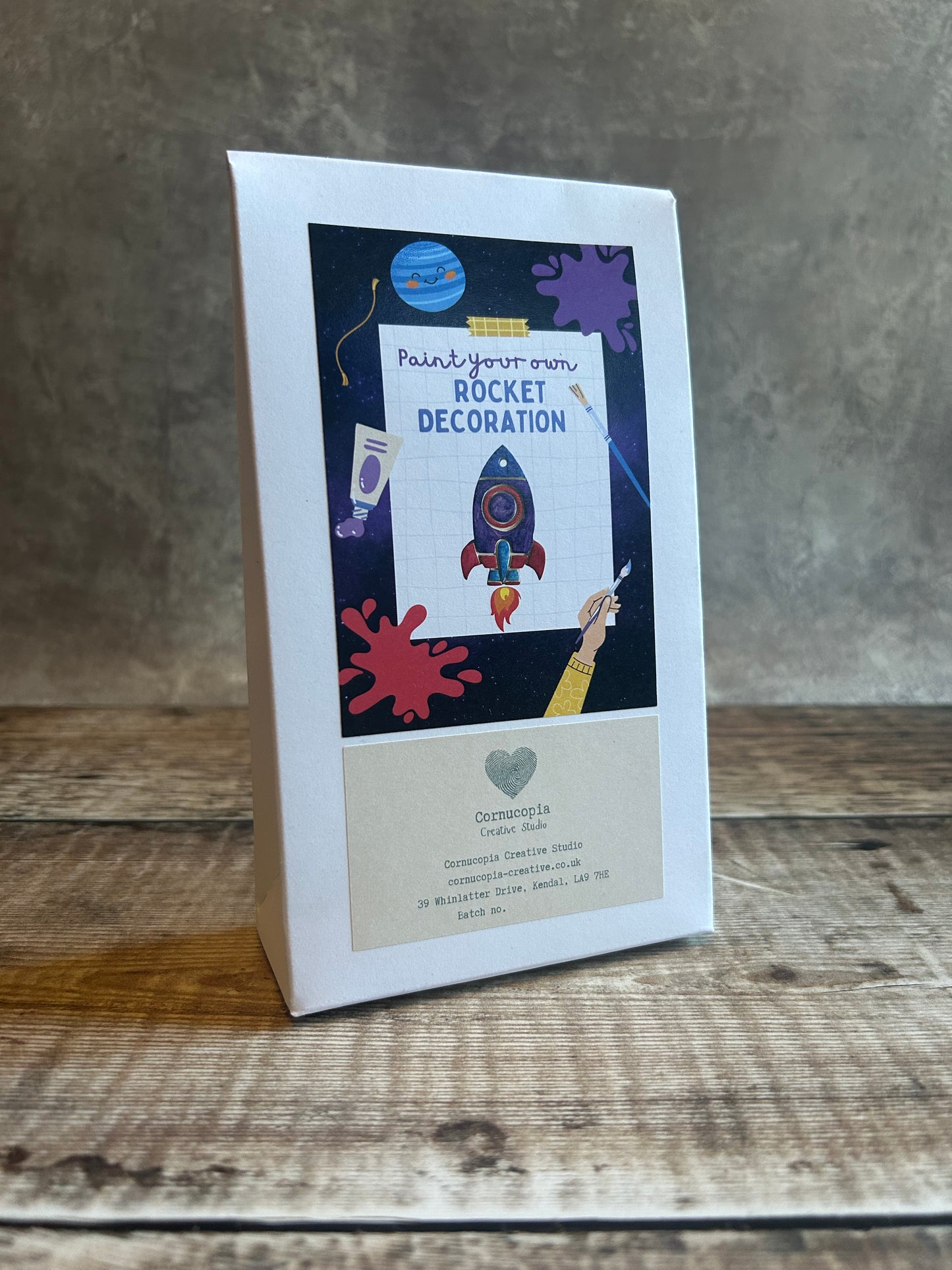 Paint Your Own Decoration Kit, Kid's Craft Kit, Eco-Friendly Party Bag Alternative