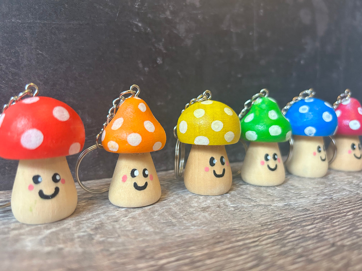 Happy Toadstools Bauble/Keyring