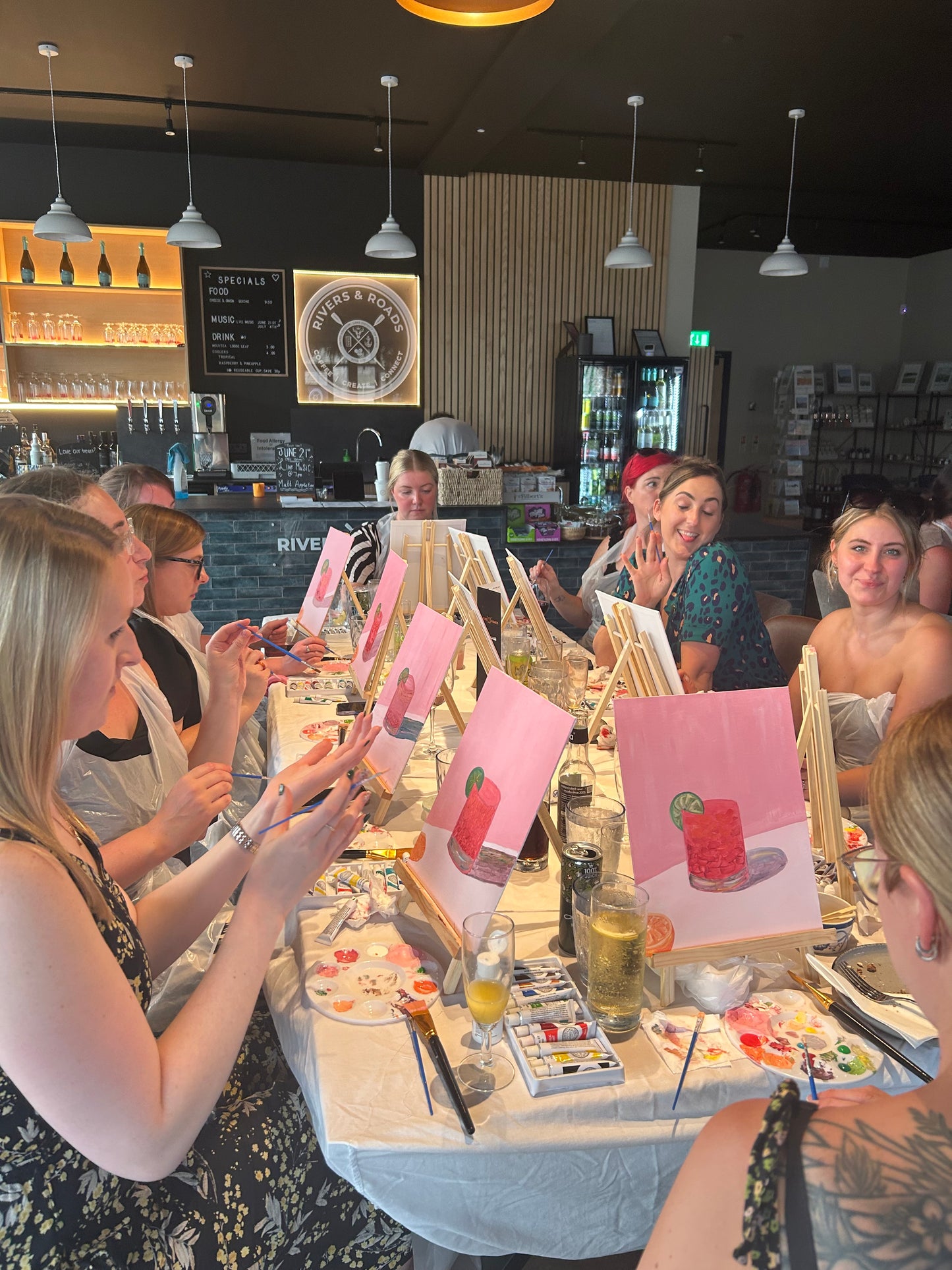 Paint & Sip Event - Aperol Spritz