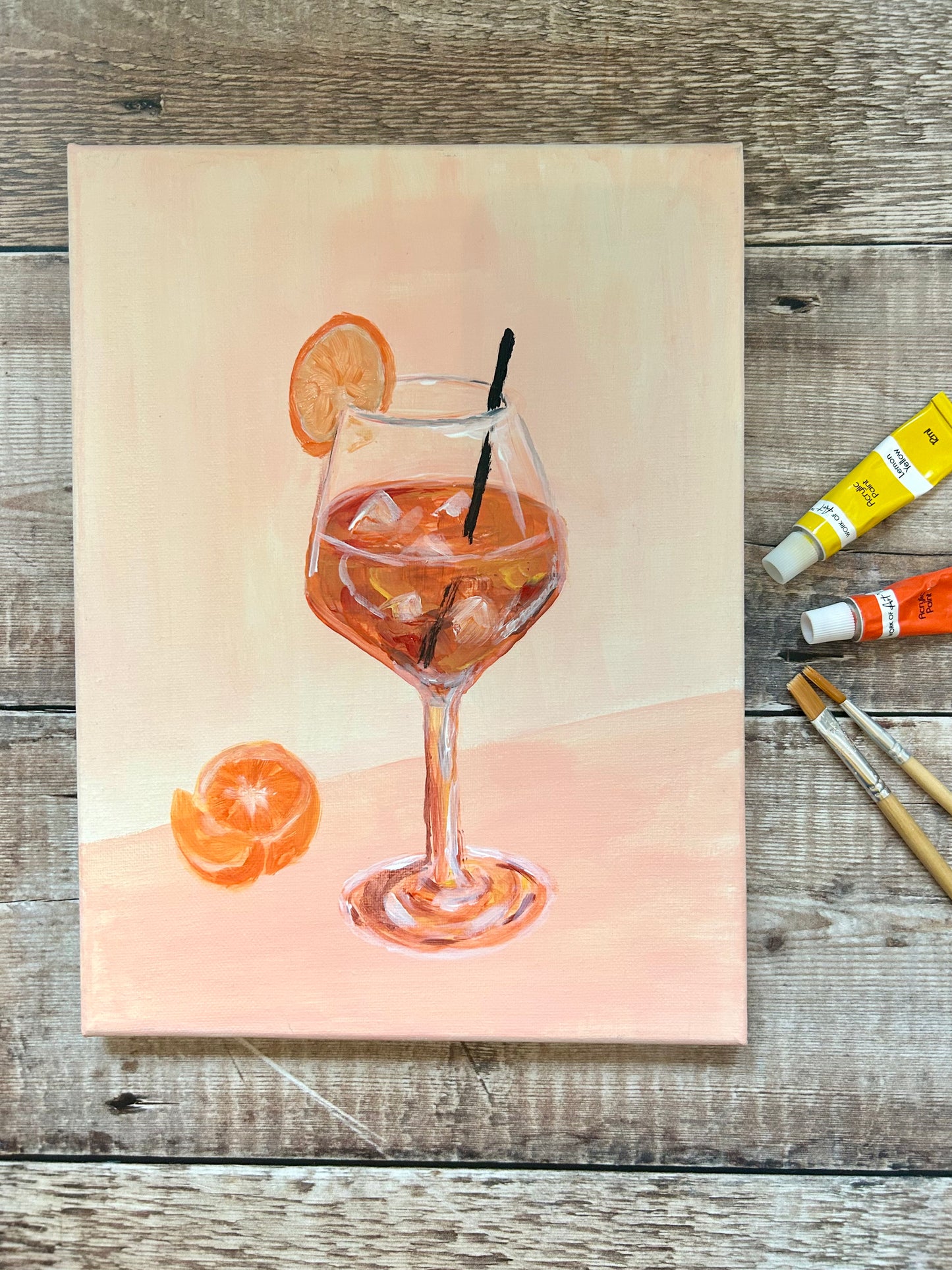 Paint & Sip Event - Aperol Spritz