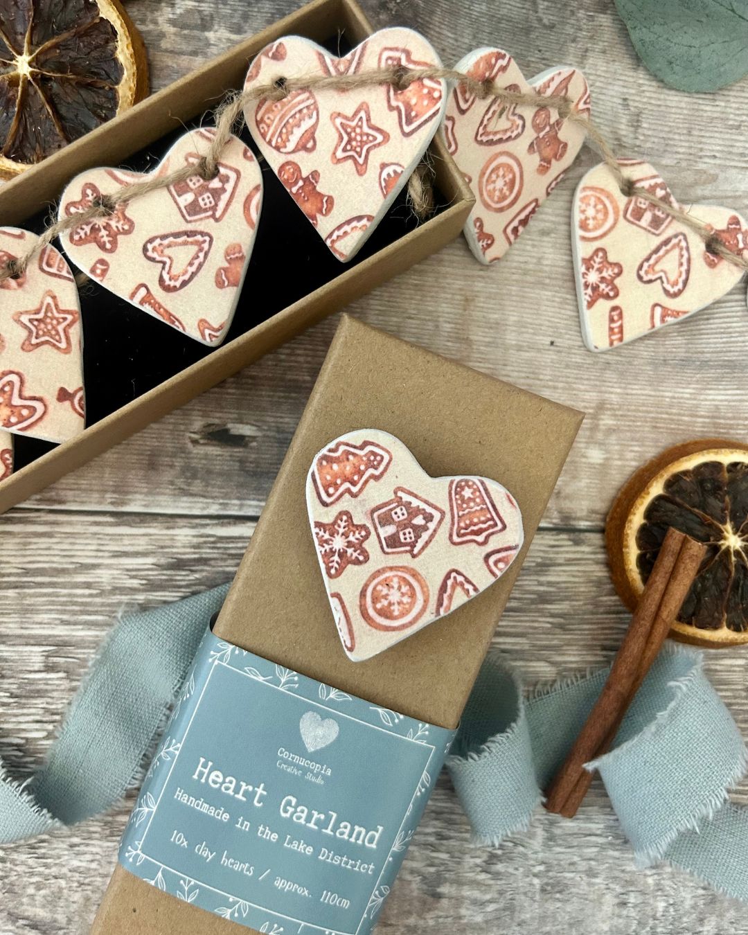 Gingerbread Christmas Garland
