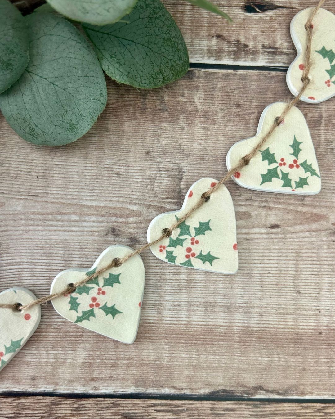 Holly Christmas Garland