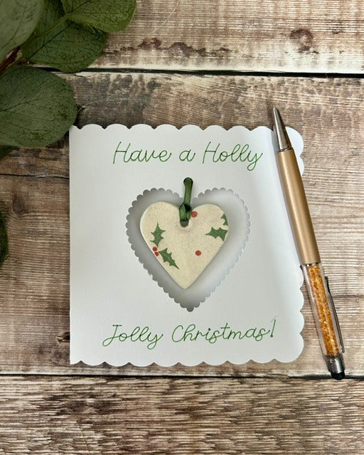 Holly Jolly Christmas - Keepsake Greeting Card