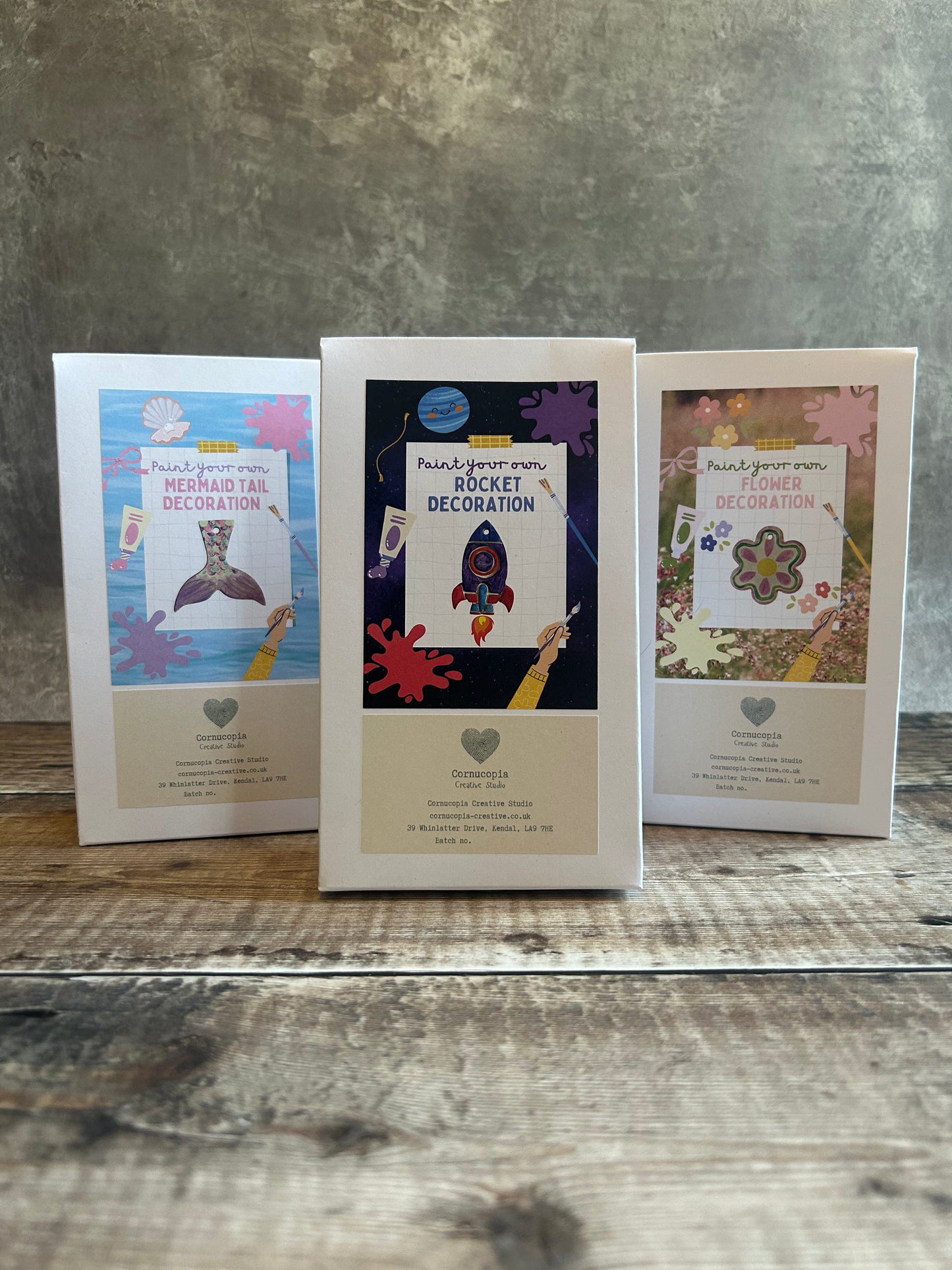 Paint Your Own Decoration Kit, Kid's Craft Kit, Eco-Friendly Party Bag Alternative