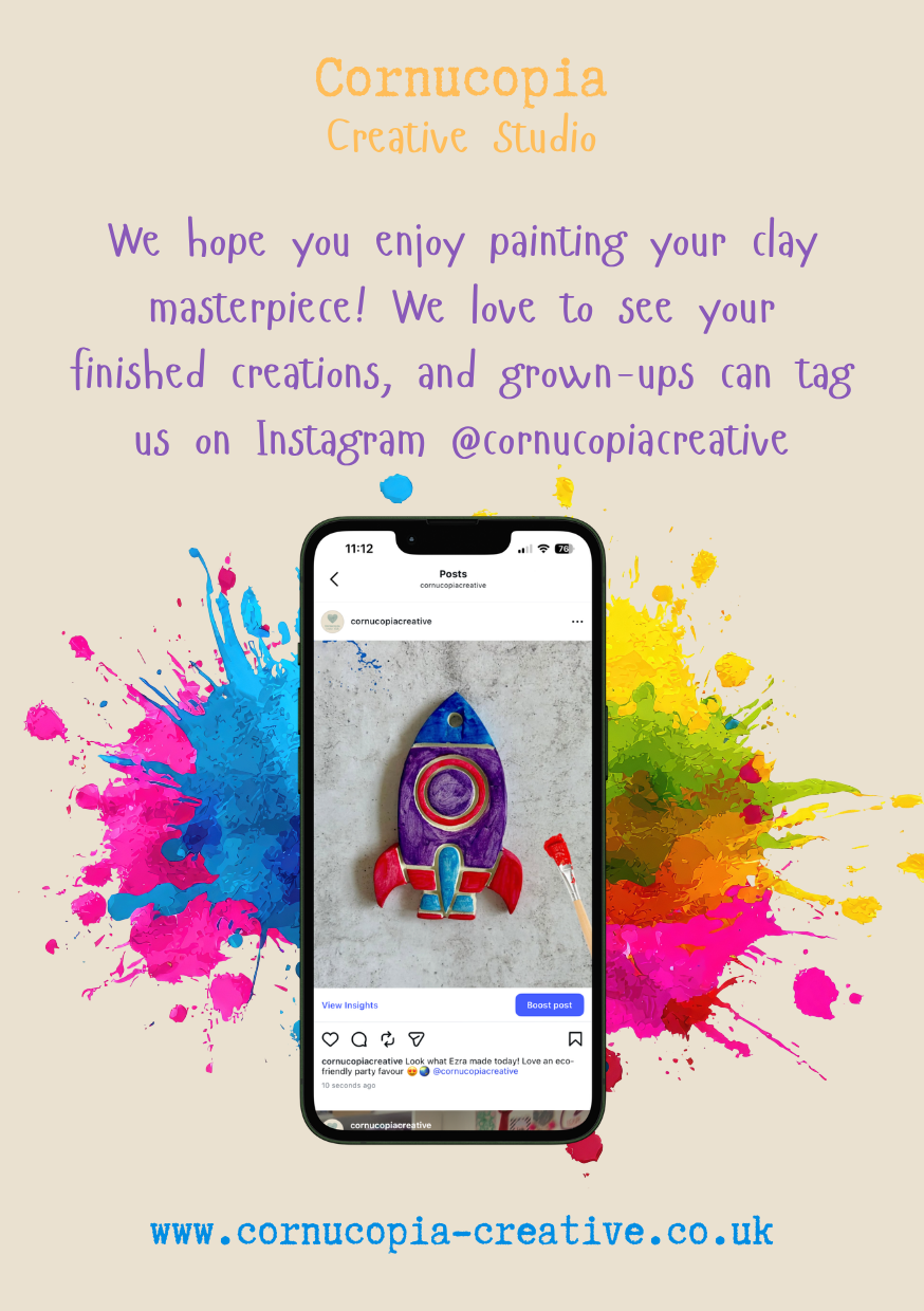 Paint Your Own Decoration Kit, Kid's Craft Kit, Eco-Friendly Party Bag Alternative