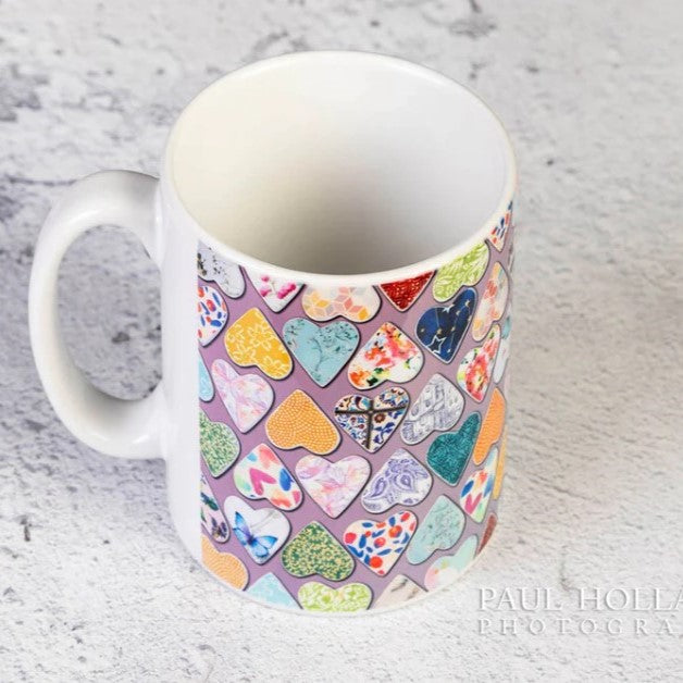 Hearts Ceramic Mug