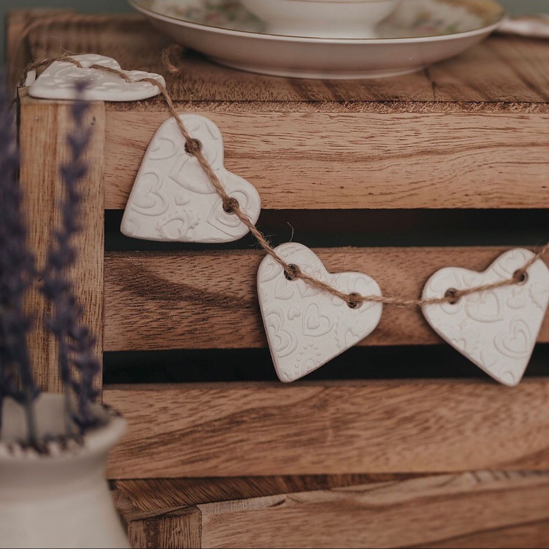 Rustic Heart Garland