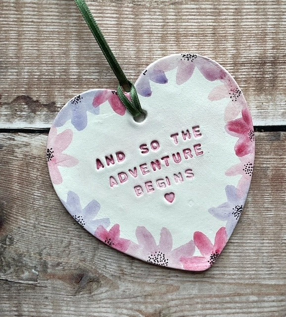 Personalised Hand-Painted Hearts