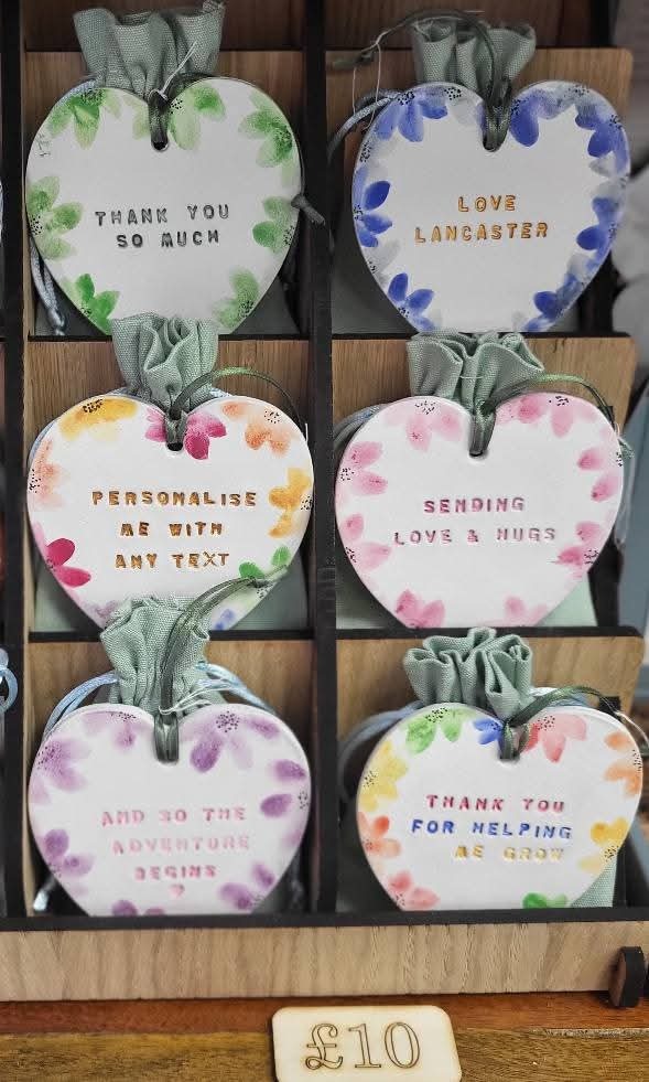 Personalised Hand-Painted Hearts