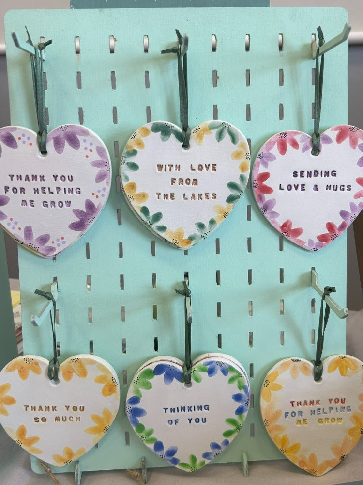 Personalised Hand-Painted Hearts