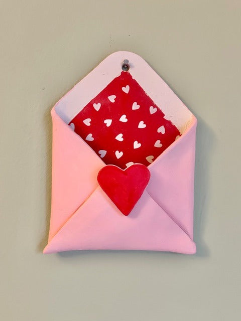 Happy Mail Holder - Envelope Wall Pocket