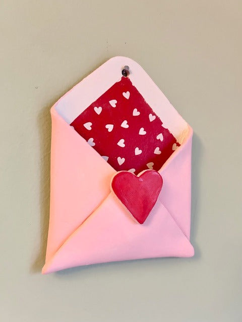Happy Mail Holder - Envelope Wall Pocket