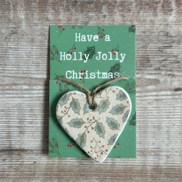 Holly Jolly Christmas Heart Hug