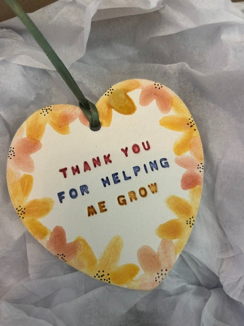 Personalised Hand-Painted Hearts