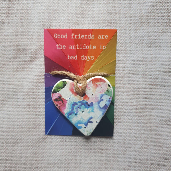 Good Friends Heart Hug