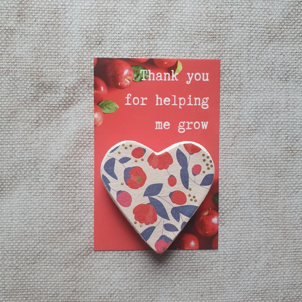 Thank You Teacher Gift, Teaching Assistant Gift, SEND Staff End of Year School Thank You Gift Nursery Gift, Thank You For Helping Me Grow