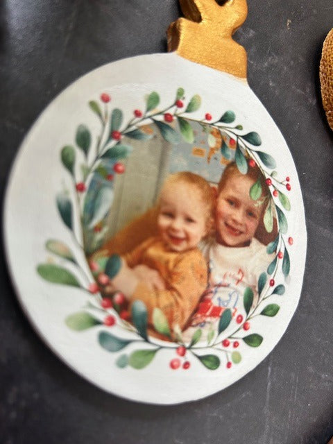 Personalised Photo Christmas Bauble (Wholesale)