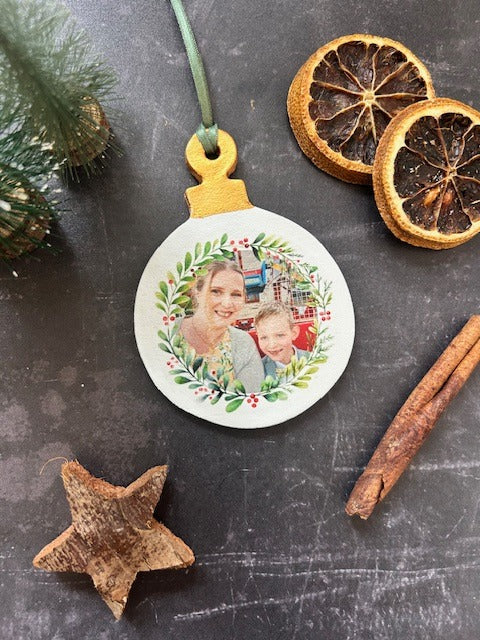 Personalised Photo Christmas Bauble (Wholesale)