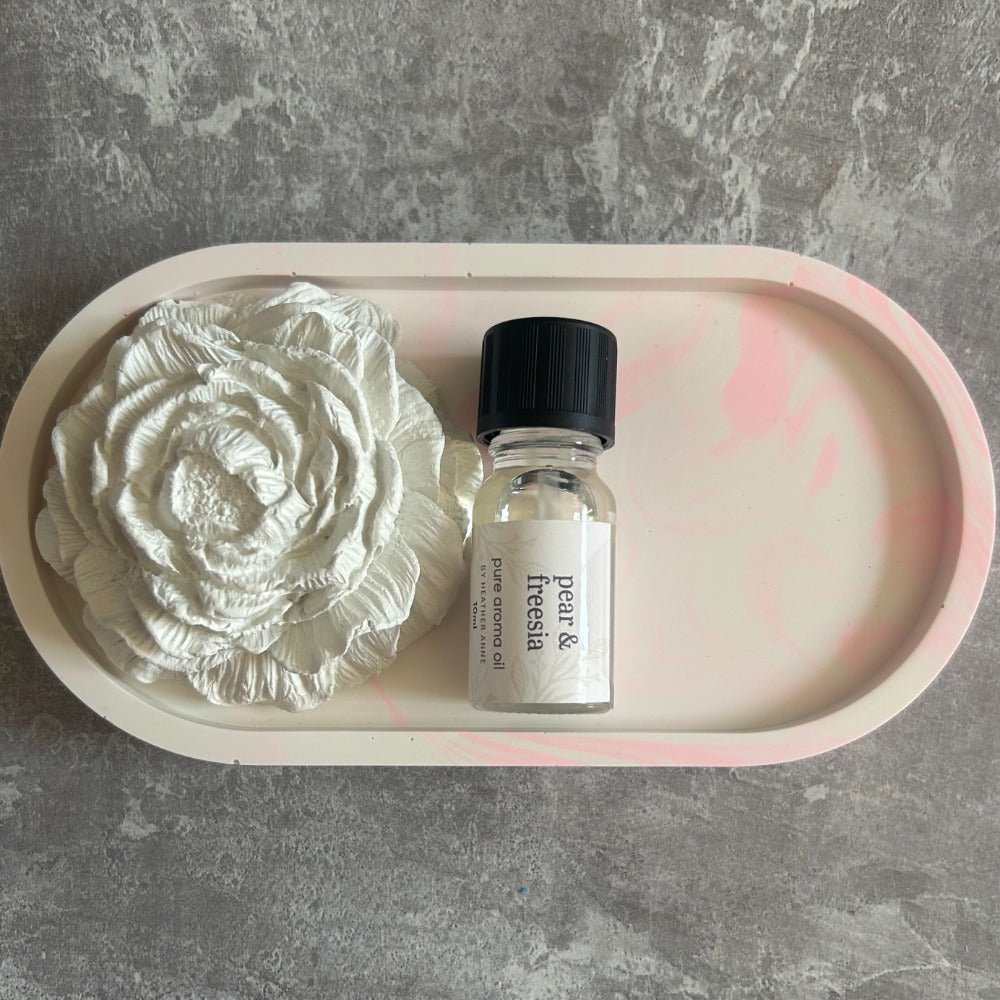 Clay Fragrance Diffuser & Trinket Tray Gift Set