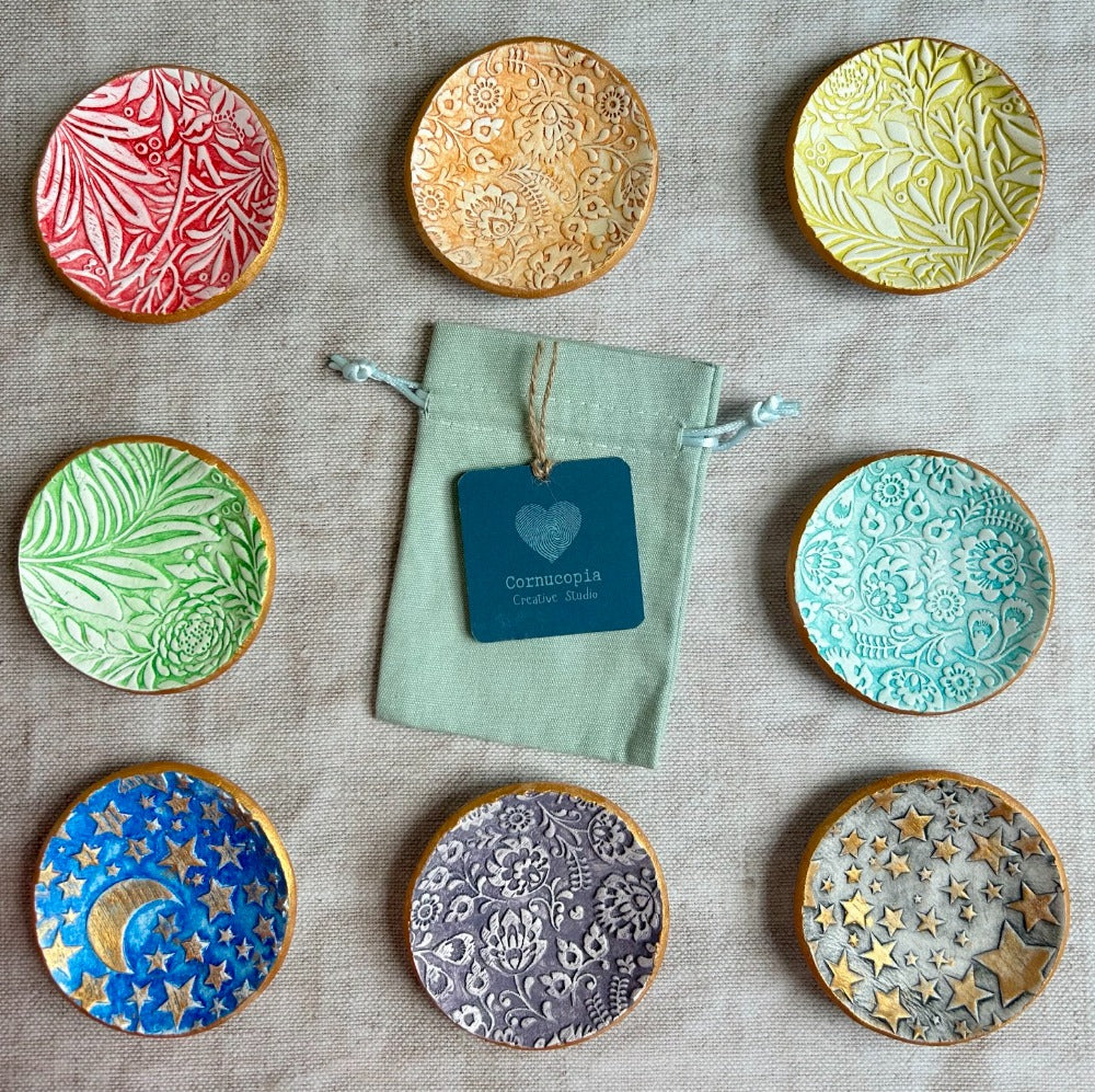 Handmade Botanical Trinket Dish