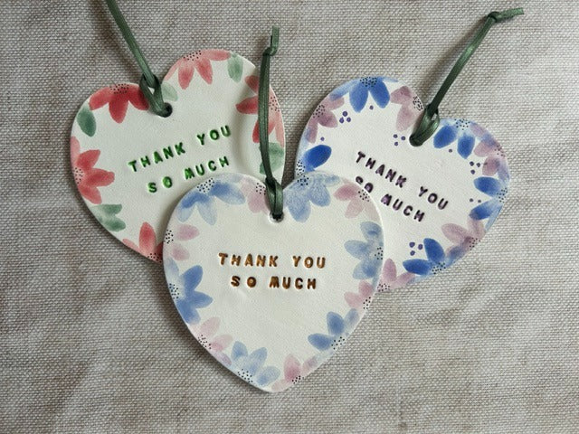 Personalised Hand-Painted Hearts